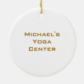 Stille Bitte Yin und Yang Door Hanger Keramik Ornament (Hinten)