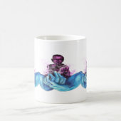 Stille, blaue Hände Kaffeetasse (Mittel)