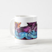 Stille, blaue Hände Kaffeetasse (Vorderseite Links)