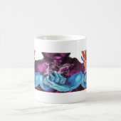 Stille, blaue Hände Kaffeetasse (Mittel)