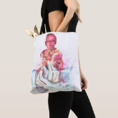 Stille, blaue Hände Tasche (Von Nahem)