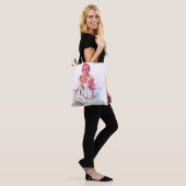 Stille, blaue Hände Tasche (Am Model)