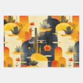 Stille Blumengestaltung für Wellness-Business Geschenkpapier Set (Vorderseite 3)