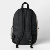 Stille Blüte Bedruckter Rucksack (Rückseite)