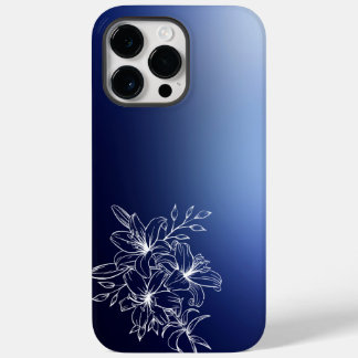 Stille Blüten: Weiße Lilie und Blätter Case-Mate iPhone 14 Pro Max Hülle