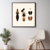 Stille Blütenfiguren Poster