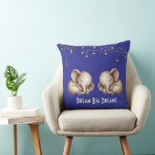 Stille Boho Elefanten träumen große Träume Kissen (Stuhl )