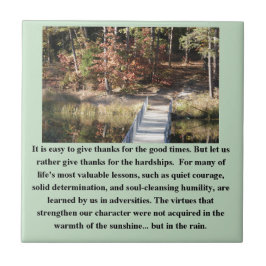 Stille Courage Inspiration Fliese