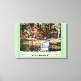 Stille Courage Inspiration Leinwanddruck