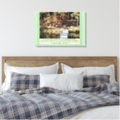 Stille Courage Inspiration Leinwanddruck (Insitu (Schlafzimmer))