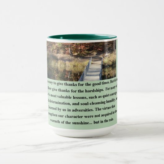 Stille Courage Inspiration Tasse (Zentrum)