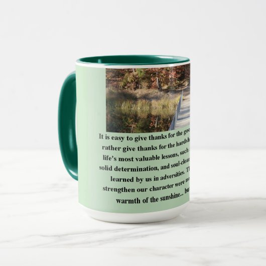 Stille Courage Inspiration Tasse (Vorderseite Links)