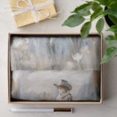 Stille Cowboy-Träume Decoupage Seidenpapier (Geschenk)
