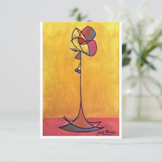 Stille Dankeskarte (Stehend Vorderseite)