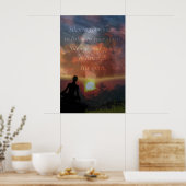 Stille dein Herz Poster (Küche)