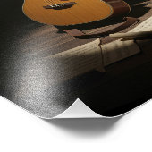 Stille der Musik Fotodruck (Ecke)