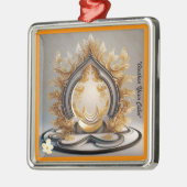 "Stille des Seins" Ornament Aus Metall (Links)