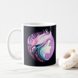 "Stille" Die Schönheit der Frauen Kaffeetasse