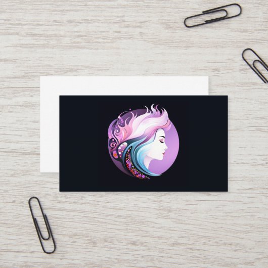 "Stille" Die Schönheit der Frauen Visitenkarte (Vorderseite/Rückseite Beispiel)