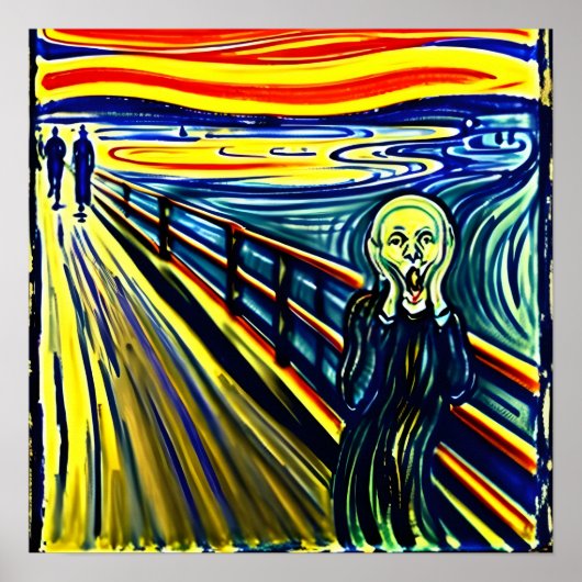 Stille Echoes: Edvard Munch enthüllt den Schrei Poster (Vorne)