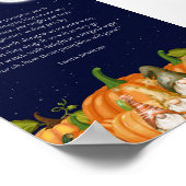 Stille eines Pumpkin-Patches von Laura Jaworski Poster (Ecke)