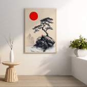 Stille Einsamkeit - Farbenwelt Kunst - Zen-Dekorat Fotodruck