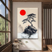 Stille Einsamkeit - Farbenwelt Kunst - Zen-Dekorat Fotodruck