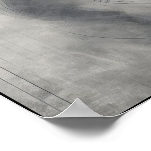 Stille Elegance Abstrakt Poster (Ecke)