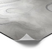 Stille Elegance Abstrakt Poster (Ecke)