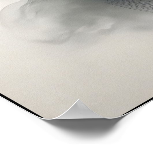 Stille Elegance Abstrakt Poster (Ecke)