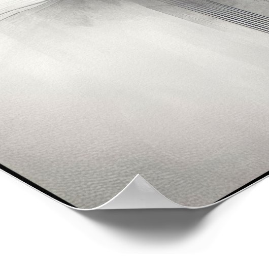 Stille Elegance Abstrakt Poster (Ecke)