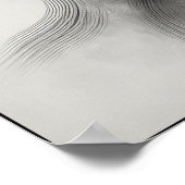 Stille Elegance Abstrakt Poster (Ecke)