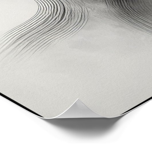 Stille Elegance Abstrakt Poster (Ecke)