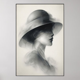 Stille Eleganz Abstrakt Poster
