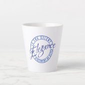 Stille Eleganz, feiner Stil Milchtasse (Vorderseite)