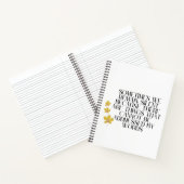 Stille Emotionen - Tiefes Zitat zu unausgesprochen Notizblock (Innenseite)