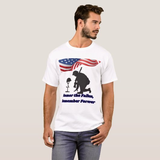 Stille Felder der Ehre T-Shirt (Vorne ganz)