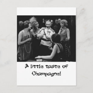 Stille Film Kleiner Champagnergeschmack Postkarte