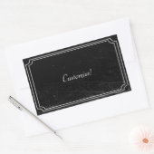 Stille Filmbezeichnung Rechteckiger Aufkleber (Umschlag)