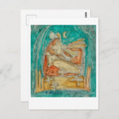 Stille finden. Buddhistische Meditation. Postkarte (Vorne/Hinten)