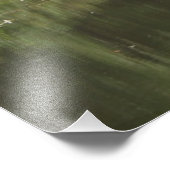 Stille Flussreflexion Fotodruck (Ecke)