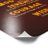 Stille Gebet: Afrikanische Stärke/Erholung der rot Fotodruck (Ecke)