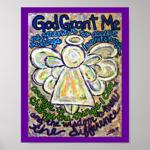 Stille Gebet Angel Malerei Art Poster (Klein)