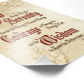 Stille Gebet: Baumgrenzen, Stärke/Erholung Fotodruck (Ecke)