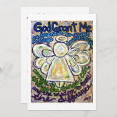 Stille Gebet Engel Art Einladung oder Einladung (Vorne/Hinten)