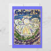 Stille Gebet Engel Art Einladung oder Einladung (Vorderseite)