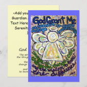 Stille Gebet Engel Art Einladung oder Einladung (Vorne/Hinten)