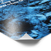 Stille Gebet fließend Brook Inspiration 8x10 Fotodruck (Ecke)