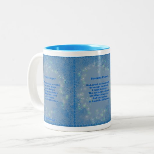 Stille Gebet hört Inspiration Tasse (Vorderseite Links)