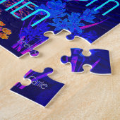 Stille Gebet in Blue Jigsaw Puzzle (Seite)